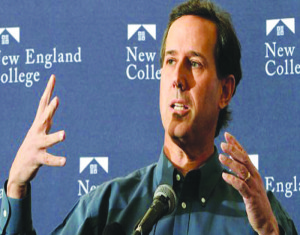 Santorum: Still a (disgusting) joke