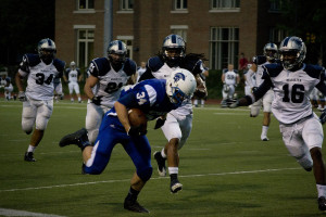 Running back Kenny Riordan conquers all obstacles