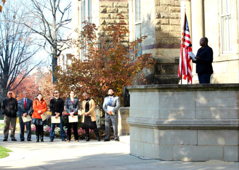 CWRU community participates in national Veterans Day event