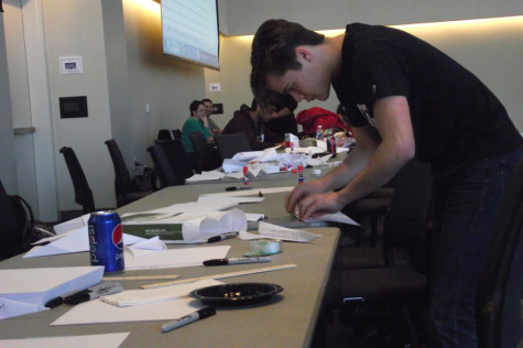 Paper planes fly through the TVUC