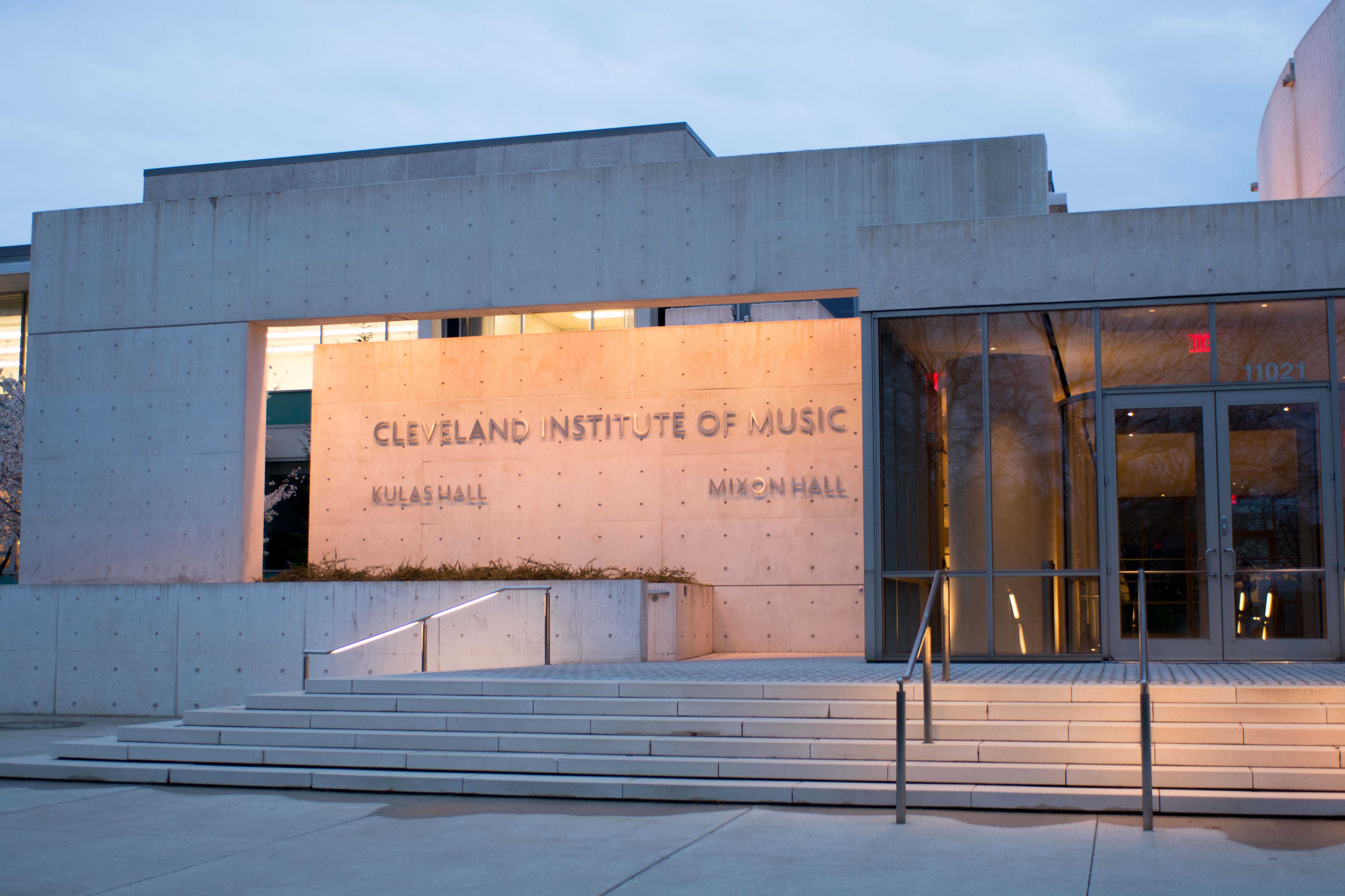 The Cleveland Institute of Music building. CIM and CWRU students can gain much from one another, including the concerts and clubs they respectively offer.