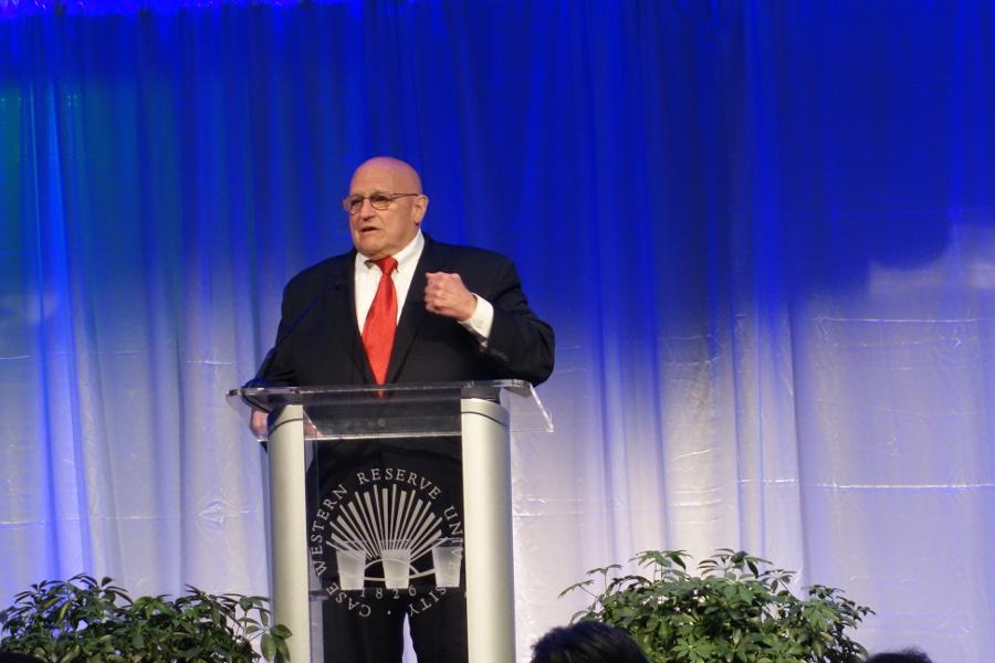 Former US Deputy Secretary of State Richard Armitage spoke at the dinner, giving a brief overview of many countries' most pressing issues.