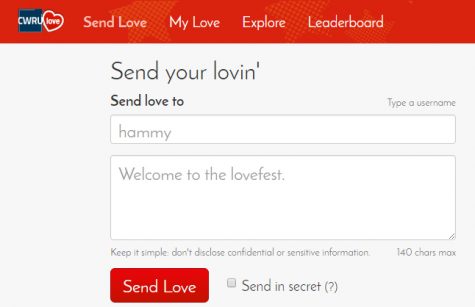 Send a personal message with student-made “CWRU Love”