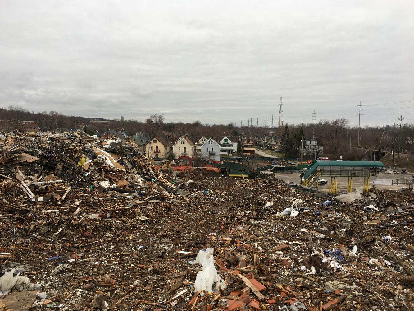 The Noble Road waste dump was supposed to be the location of a recycling facility, but has instead been the site of a contruction waste dump that has negatively impacted the health of Cleveland residents.