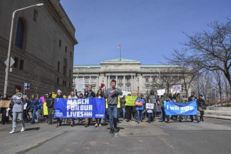 Students rally against gun violence