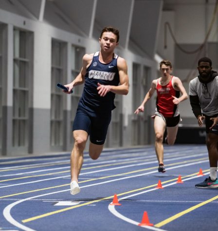 Laios sweeps throwing events at UAA Championships