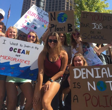 Climate strike at Public Square draws passionate crowd