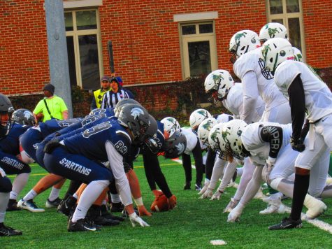 Football remains undefeated while celebrating Senior Day