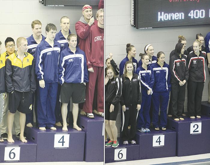 Men finish 3rd, women 7th at UAA Swimming and Diving Championships