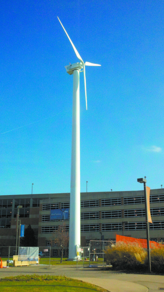 Nation’s first research-oriented wind turbine constructed near Veale