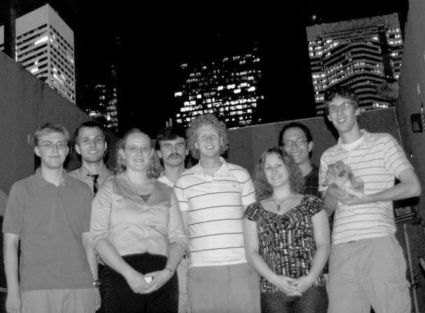 Small, yet dedicated group of materials science majors represent CWRU at convention in Houston