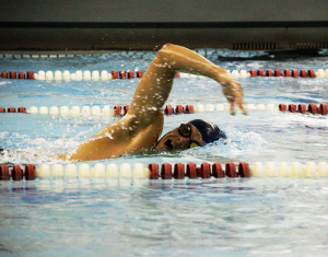 Men wrangle Gators in the pool with 228-70 win