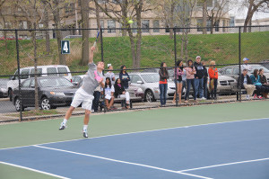 No. 17 men’s tennis ace opening weekend