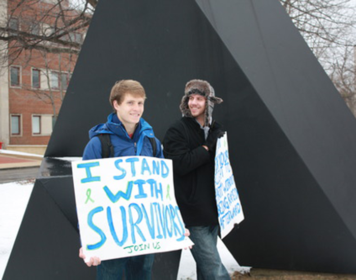 Students speak out against victim blaming