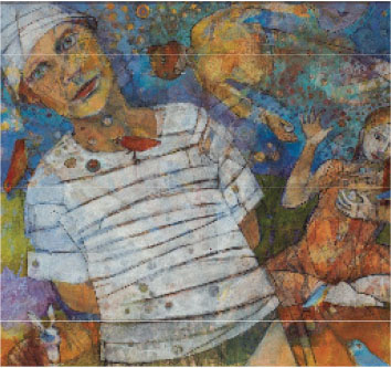 Beth Nash, artist of the above painting, will be featured in the Lakeland Community College exhibition “From WOMAN.”  The Gallery@MSASS is one of many participating spaces and is displaying pieces from Melinda Plask and Bernadette Glorioso.