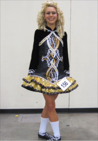 Sophomore biology major Ellen Kuerbitz will be traveling with her team to the World Irish Dancing Championships in London, England next month.