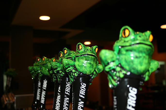 Taps from Thirsty Dog Brewing Company and Hopping Frog Brewery, although all the same, feature beers across the brewing spectrum.