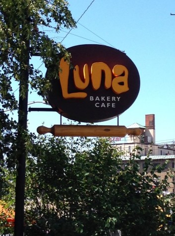 Luna Bakery offers a great selection of lunch and dessert  choices.