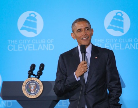 President Obama spoke at the City Club on March 18. He talked about his new policies regarding middle-class economics, as well as the importance of manufacturing.