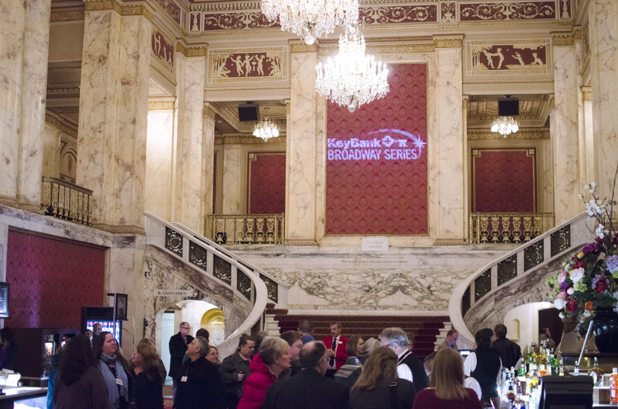 Playhouse Square's Broadway series announcement came with a party in downtown Cleveland.