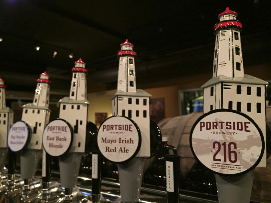 Portside features a variety of beers and also a menu of mixed drinks, combining unlikely flavors into unique cocktails.