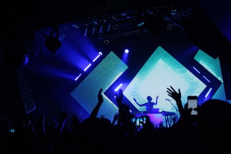 Madeon's music and his vibrant light show hyped up the crowd at the House of Blues last week.