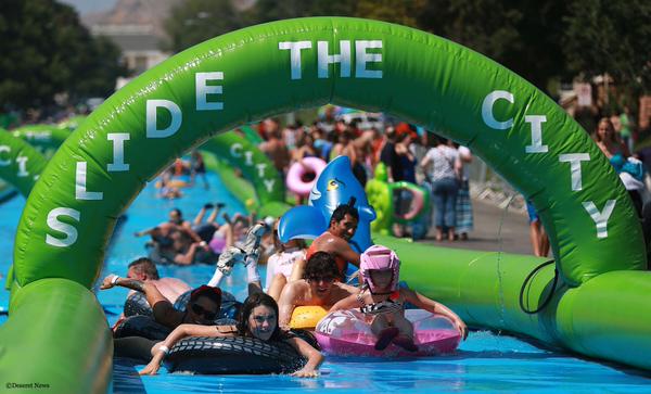 Opinions columnist Sarah Jawhari weighs in on the dangers and poor taste of Slide the City, a national slip 'n slide event.