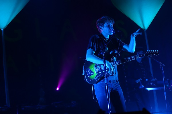 Singer Dave Bayley serenaded the House of Blues audience at the Glass Animals show earlier this week.