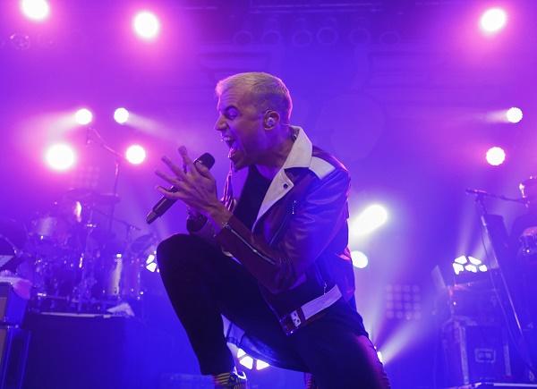 Neon Trees singer Tyler Glenn rocked out on the House of Blues stage last week.