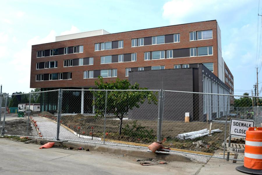 Students who have spent the beginning of the school year in hotels or other temporary accomodations will be able to move into their rooms in the new residence hall on September 12.