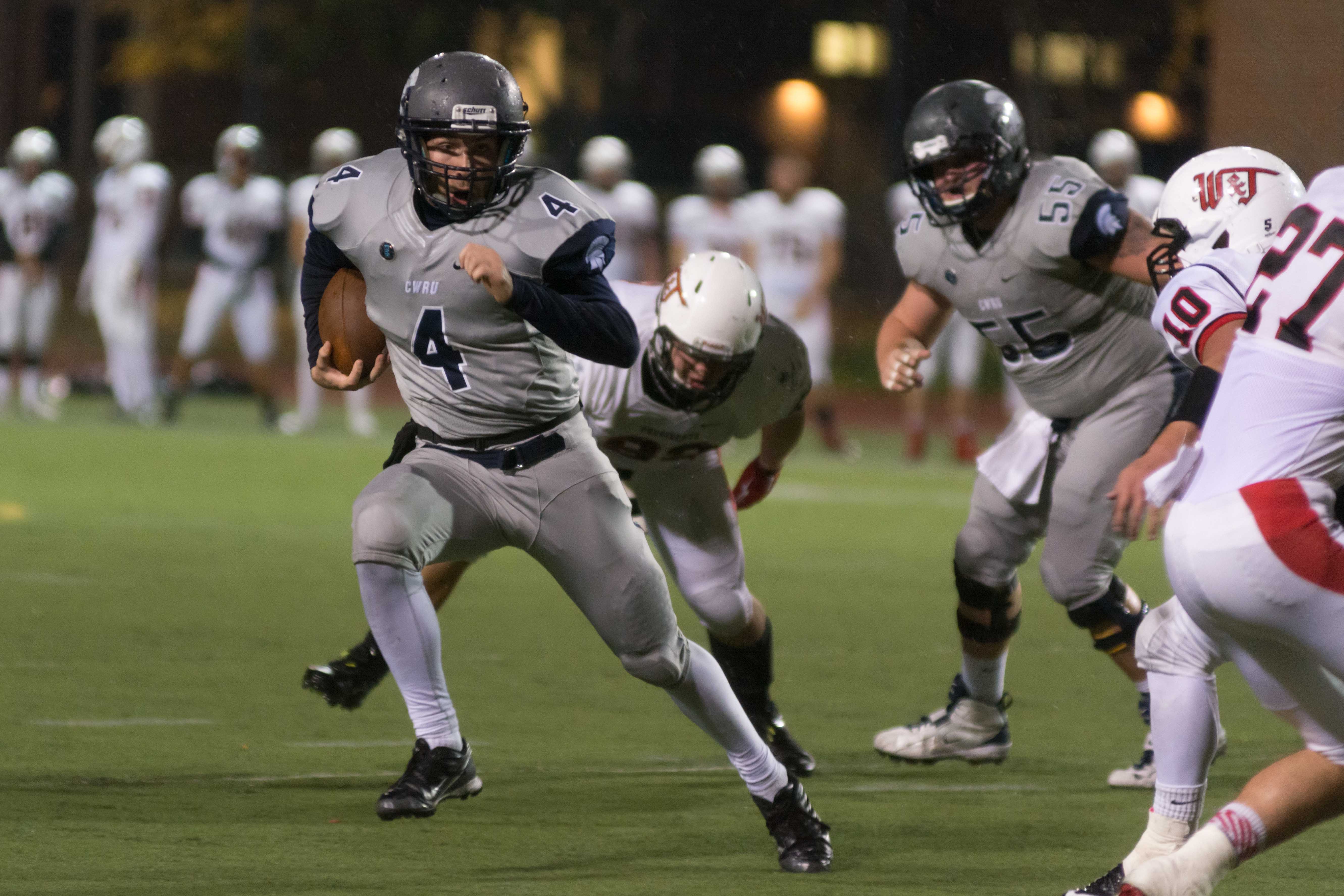 Spartan football battles tough competition in the Cleveland rain on way ...