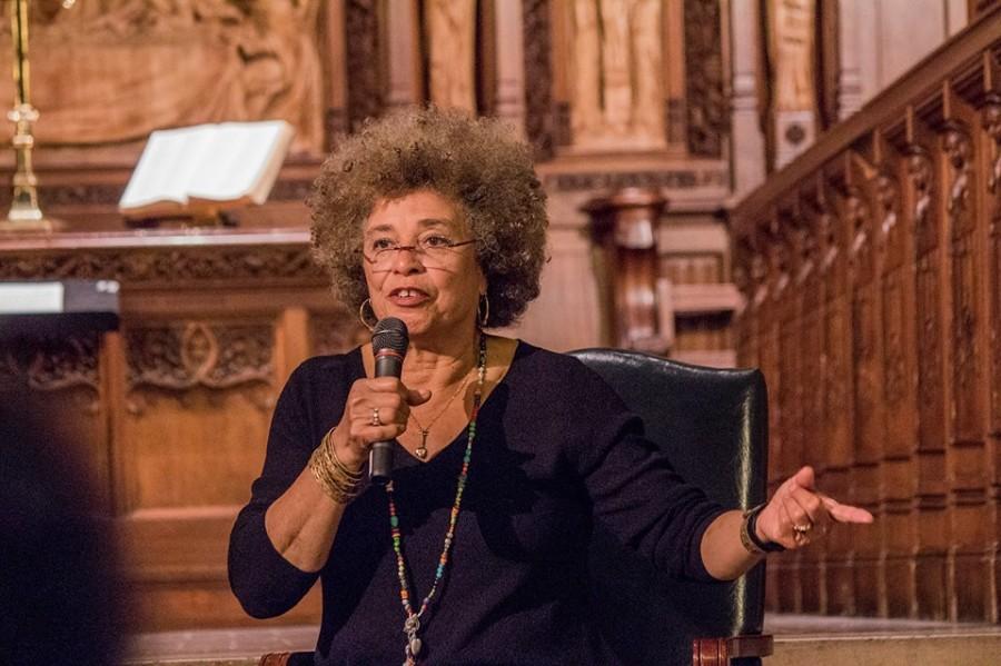 Activist Angela Y. Davis speaks against state violence