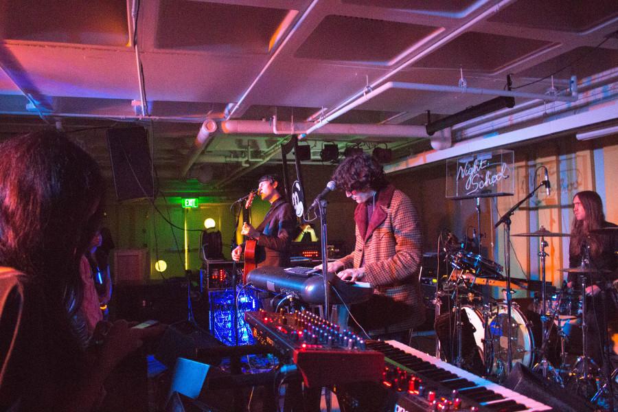Synthpop band Neon Indian played to a large group of students at this months Spot Night.