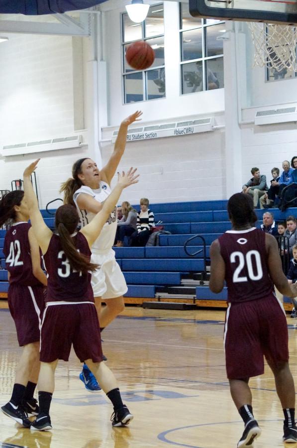 Fourth year Laura Mummey helped lift the Spartans to victory over Emory in her final home game.