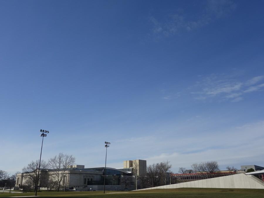 A sunny sky over Freiberger Field in the middle of winter on Feb. 21. High grounds secret gives hope even when things are at thier bleakest. 