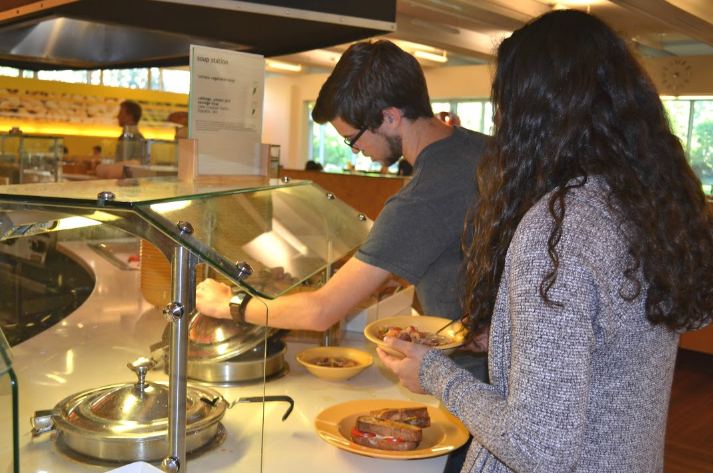 There has been student concern that Bon Appetit has served food in reduced portion. 