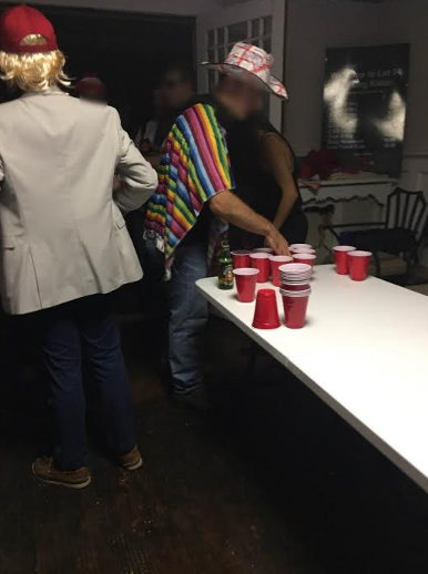 At a Halloween party, a member of the Phi Delta Theta fraternity wore a serape, which evoked a new round of debate on freedom of speech and racial discrimination. 