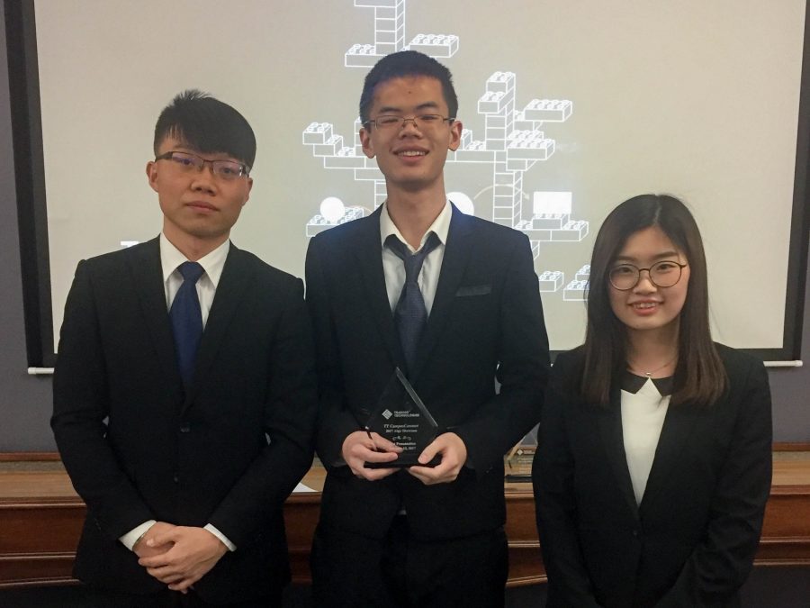 Five CWRU graduate students won the Best Presentation Award at the 2017 Trading Technologies Algo Showcase Competition. The team worked together to design a trading algorithm that can optimize trading strategies. Three of the five members presented their trading algorithm to a panel of judges from leading Chicago trading firms.