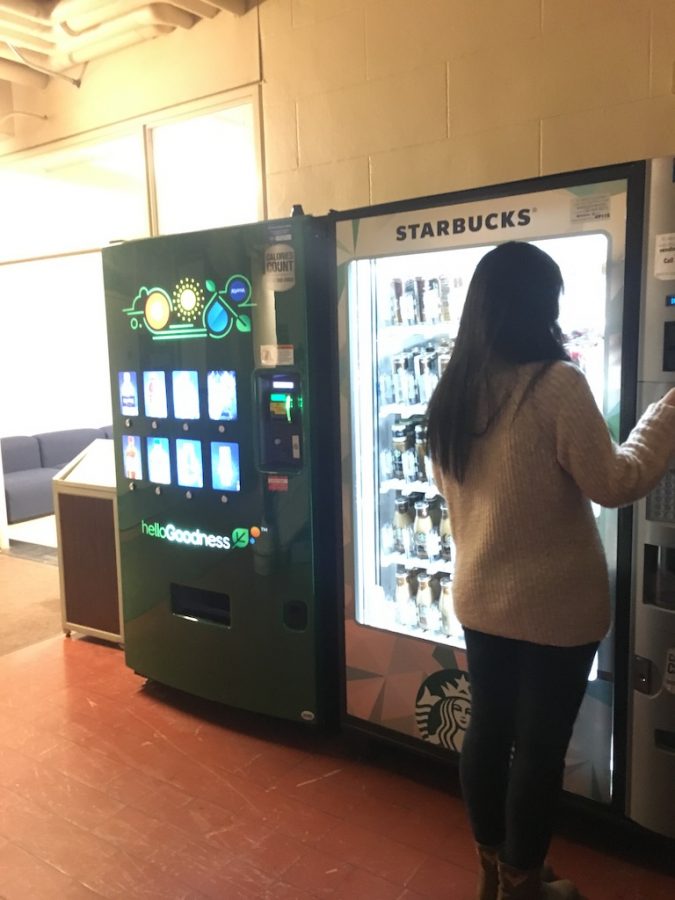 Vending machines were added to the basement of Thwing Center. Since last year, steady changes has been made at Thwing and more is expected in 2017. 
