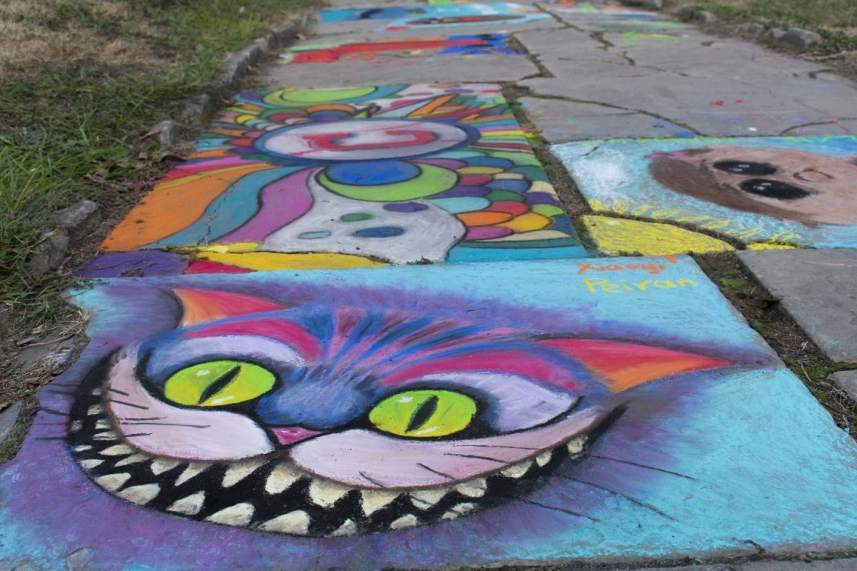 CMA sidewalk gallery features chalk fest
