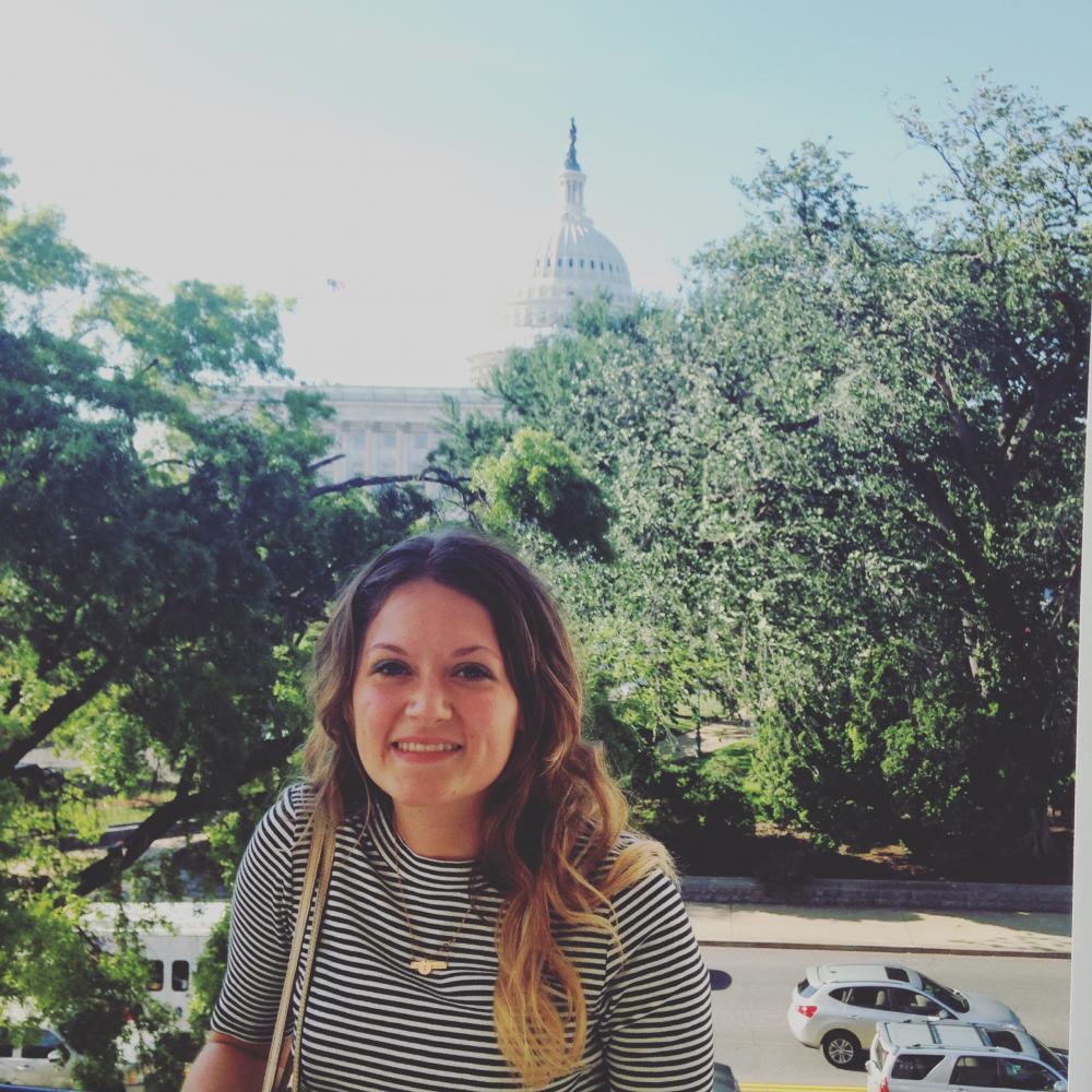 RIta Maricocchi, a fourth-year student majoring in political science student, is fostering a chapter of transatlantic think-tank European Horizons at CWRU.