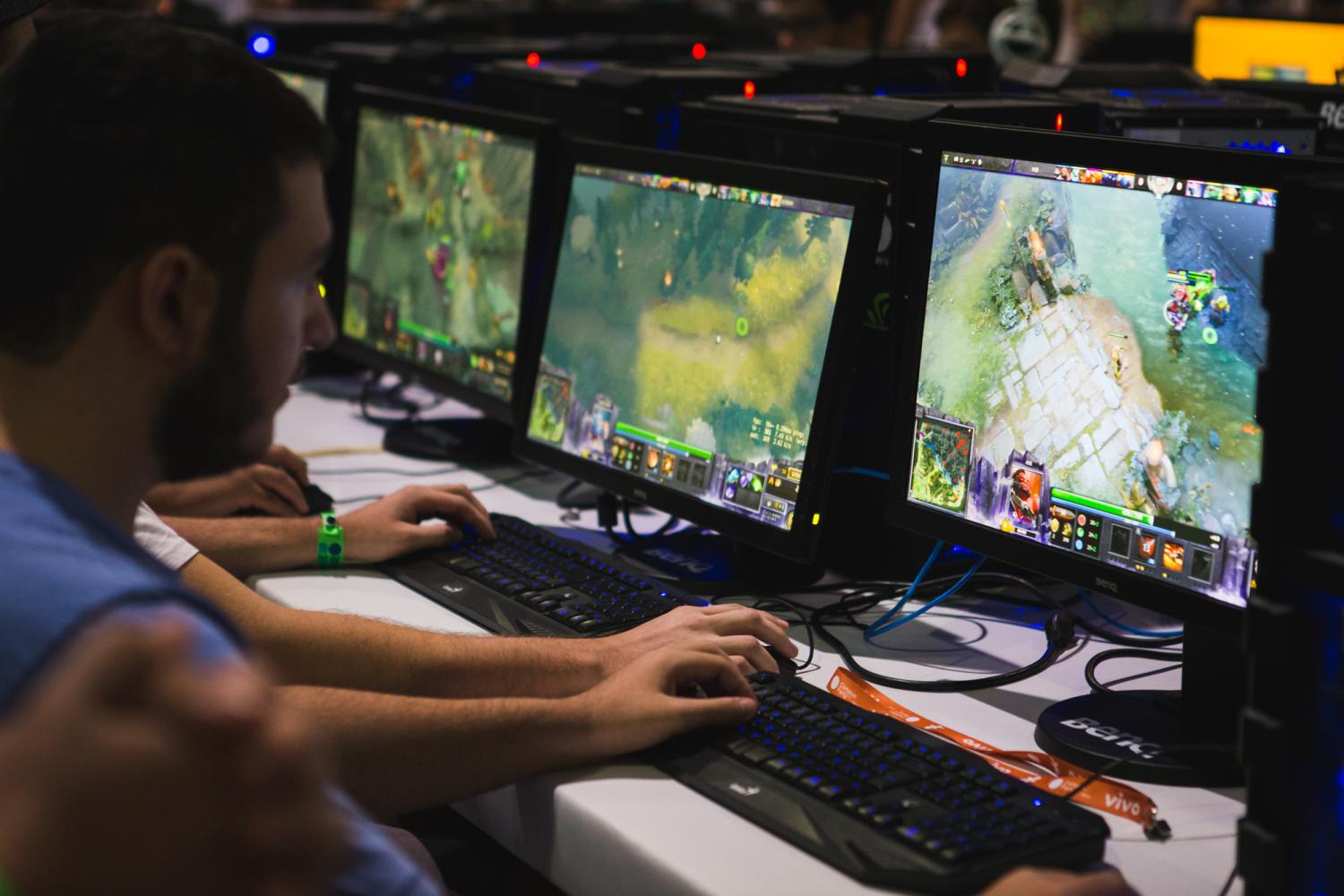 The Esports Club plays a variety of competitive games, including League of Legends, pictured above.