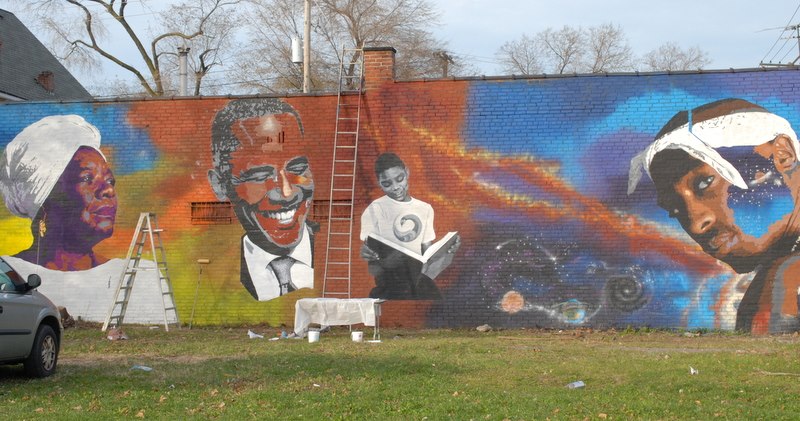 Cleveland neighborhood celebrates historic murals The