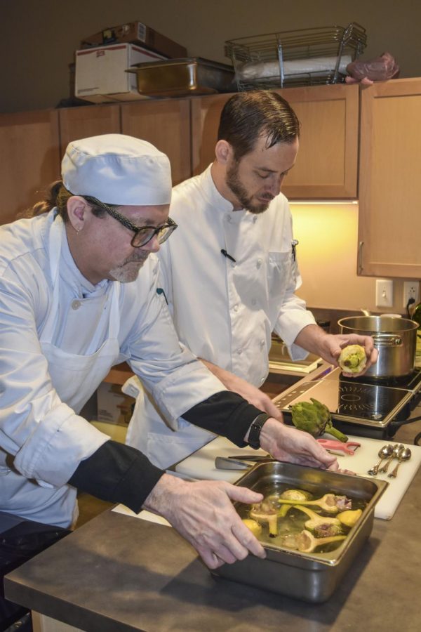 Chef duo from Edwins Restaurant visits campus