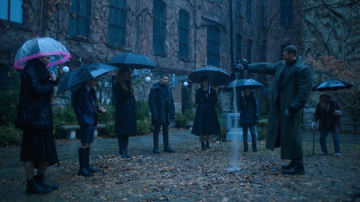 The Umbrella Academy follows seven people who were all born on the same day and adopted by an eccentric billionaire. It is based off of a graphic novel created by the lead singer of My Chemical Romance.