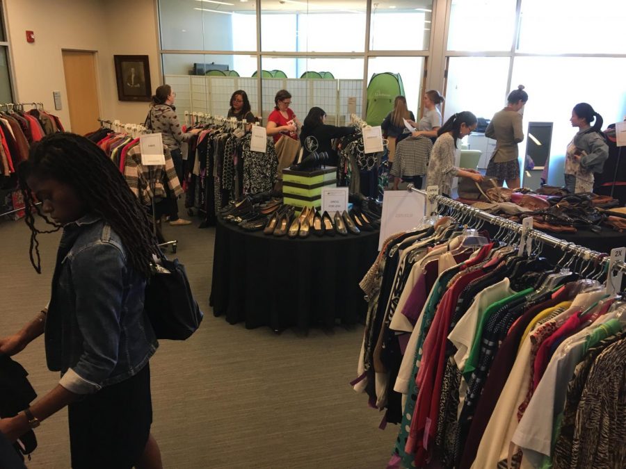Dress for Less sells business professional clothing to students