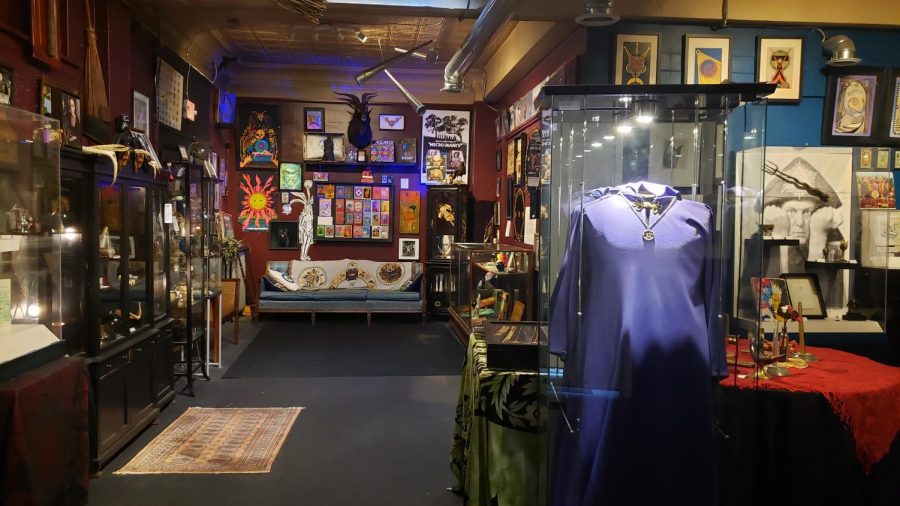 The Buckland Museum of Witchcraft and Magick began as the private collection of Raymond Buckland, the founder of American Wicca whose robe is pictured here.