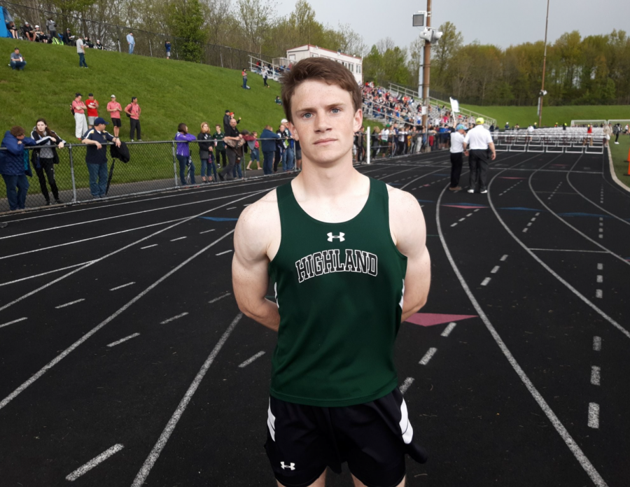 First-year runner appreciates the structure and discipline the track team provides