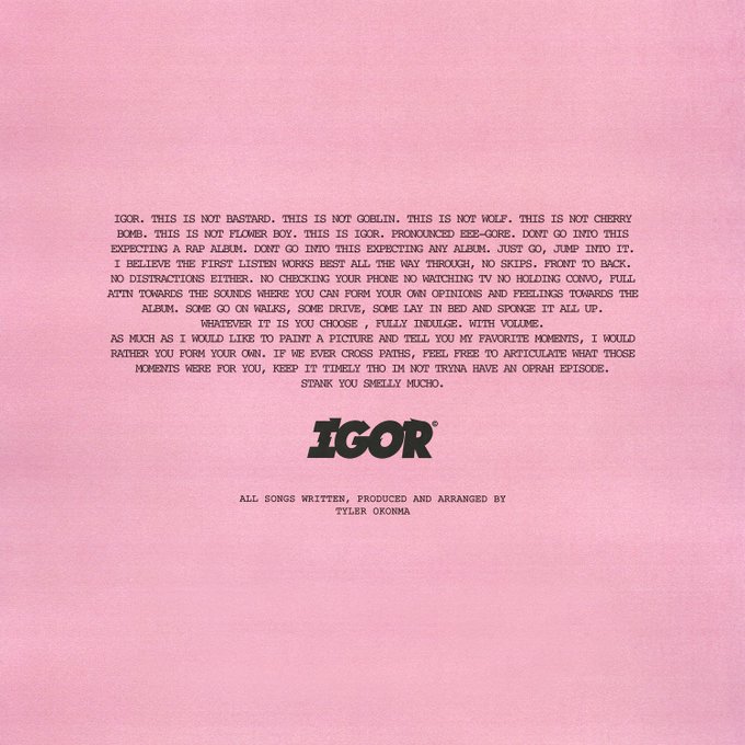 Tyler, the Creator on IGOR, Winning Trust, and F--cking Goob-Goobers