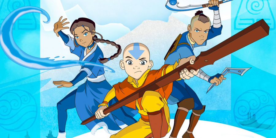 Aang, Katara and Sokka face off against evil.